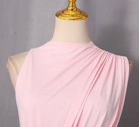 فستان وردي انيق