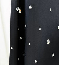 فستان اسود طويل راقي