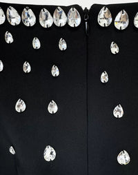 فستان اسود طويل راقي