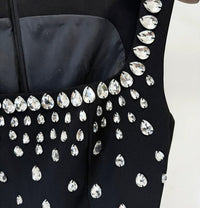 فستان اسود طويل راقي