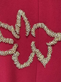 فستان احمر انيق